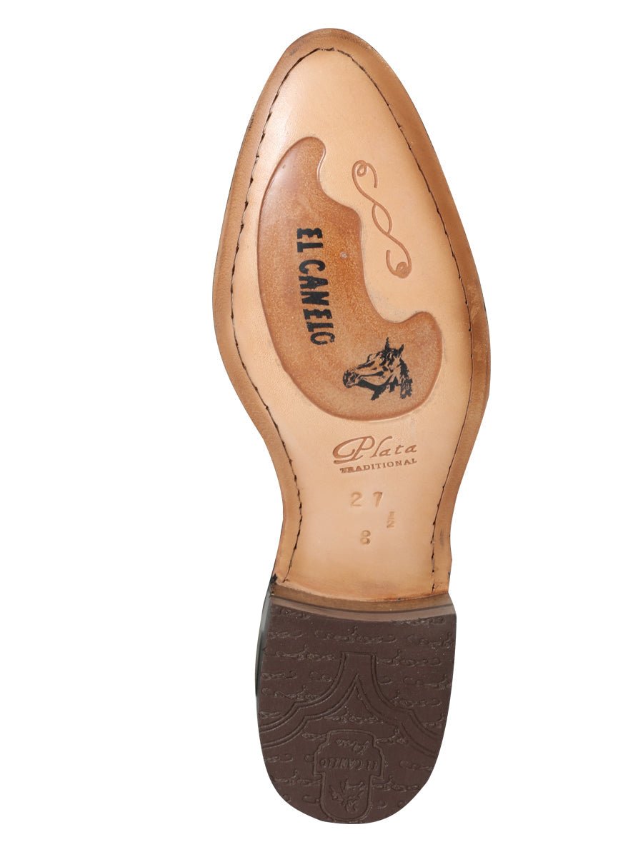 El Canelo Charro Ankle Boot in Oyster