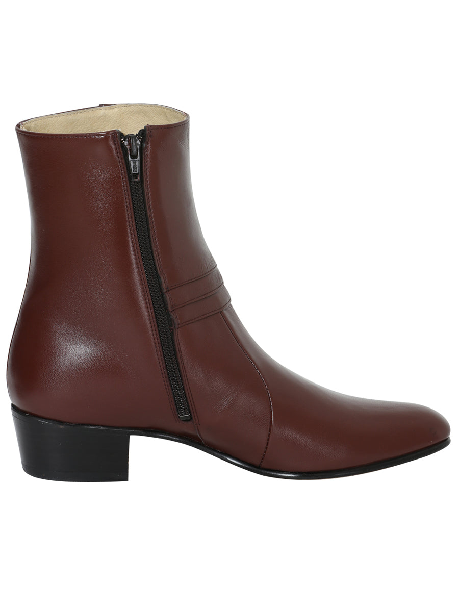 EL Besserro Dress Boot in Leather Wine