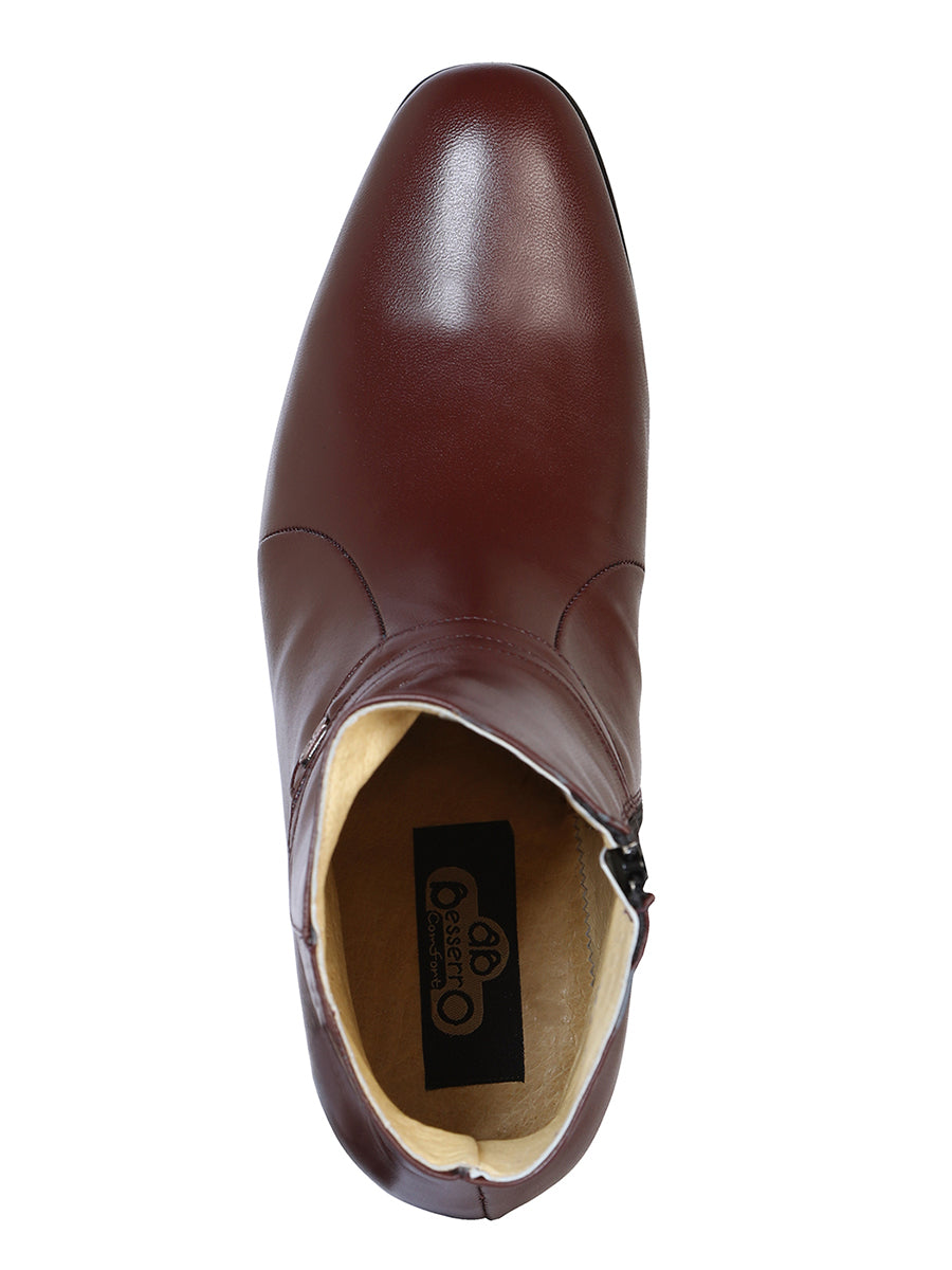 EL Besserro Dress Boot in Leather Wine