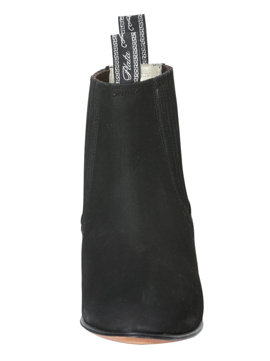Canelo Charro Boot in Black Nobuck