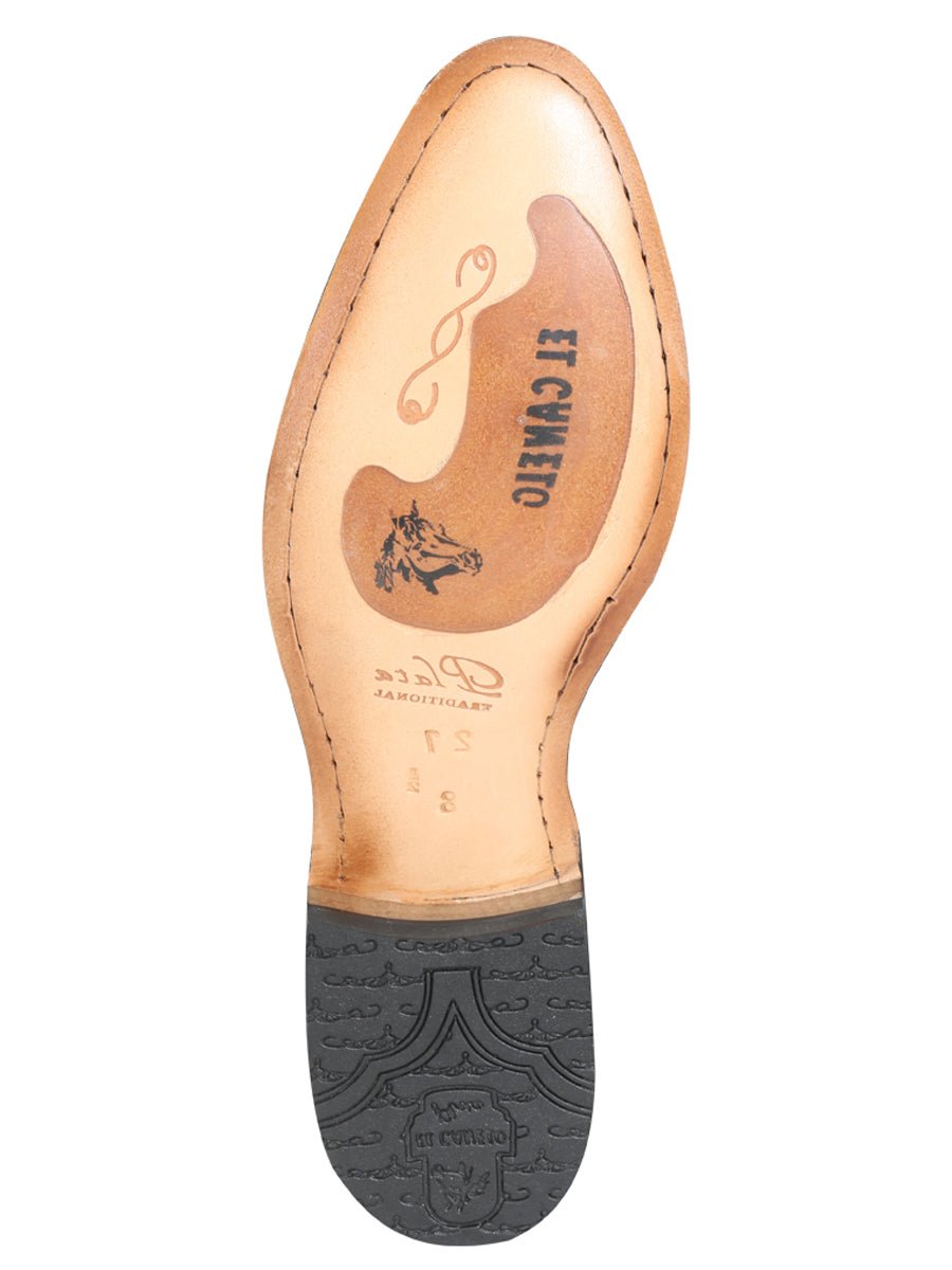 Canelo Charro Boot in Black Nobuck