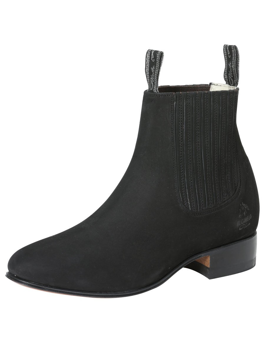 Canelo Charro Boot in Black Nobuck