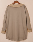 Bianca Waffle Knit Long Sleeve Top