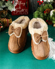 Brynlee Bow Decor Clog Slippers