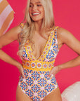 Briar Print One Piece Swimsuit