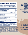 Sugar Free Maple Bourbon Pecan Syrup