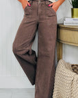 Elora Washed Patch Loose Jeans