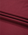 Lace Trim Ruched V-Neck Long Sleeve Top
