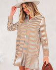Yamileth Shirt Mini Dress Long Sleeve Top
