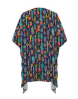 Baha Ranch Crazy Cactus Lady Duster Kimono Coverup