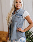 Miller Denim Flap Pocke Vest