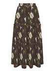 Baha Ranch Western Symbols Tiered Prairie Maxi Skirt