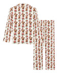 Baha Ranch Christmas Highland Women's Western Pajama Set