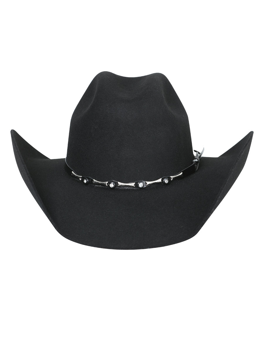El General Felt Western Hat 50x in Black