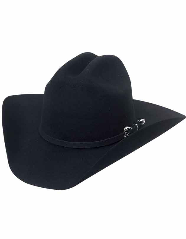 El General 50X Marlboro Wool Cowboy Hat in Black