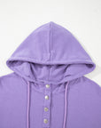 Mariam Short Sleeve Kangaroo Hoodie