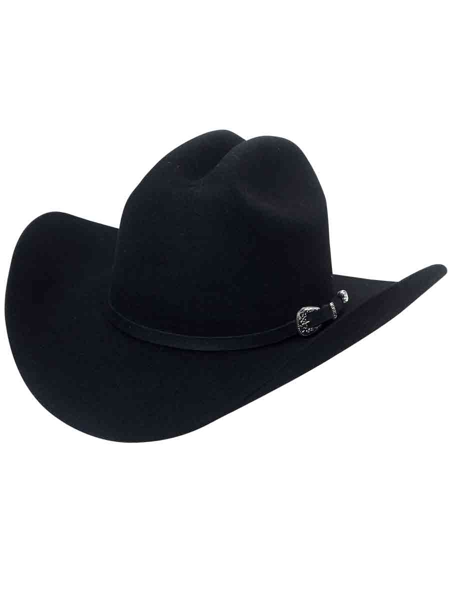 El General 50X Wool Cowboy Hat in Black
