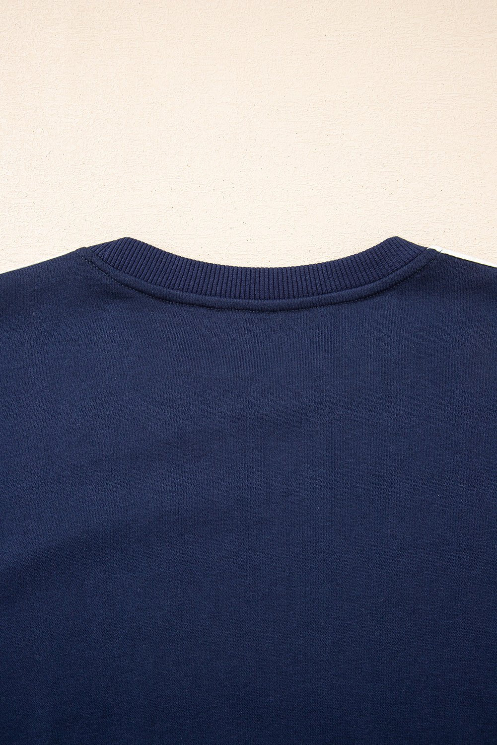 Hana Striped Detail Crewneck Pullover