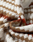 Jimena Patterned Drop Shoulder Sweater