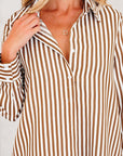 Yamileth Shirt Mini Dress Long Sleeve Top
