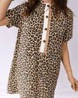 Aisha Sleeve Loose Mini Dress