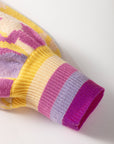Aria Colorblock Balloon Sleeve Sweater