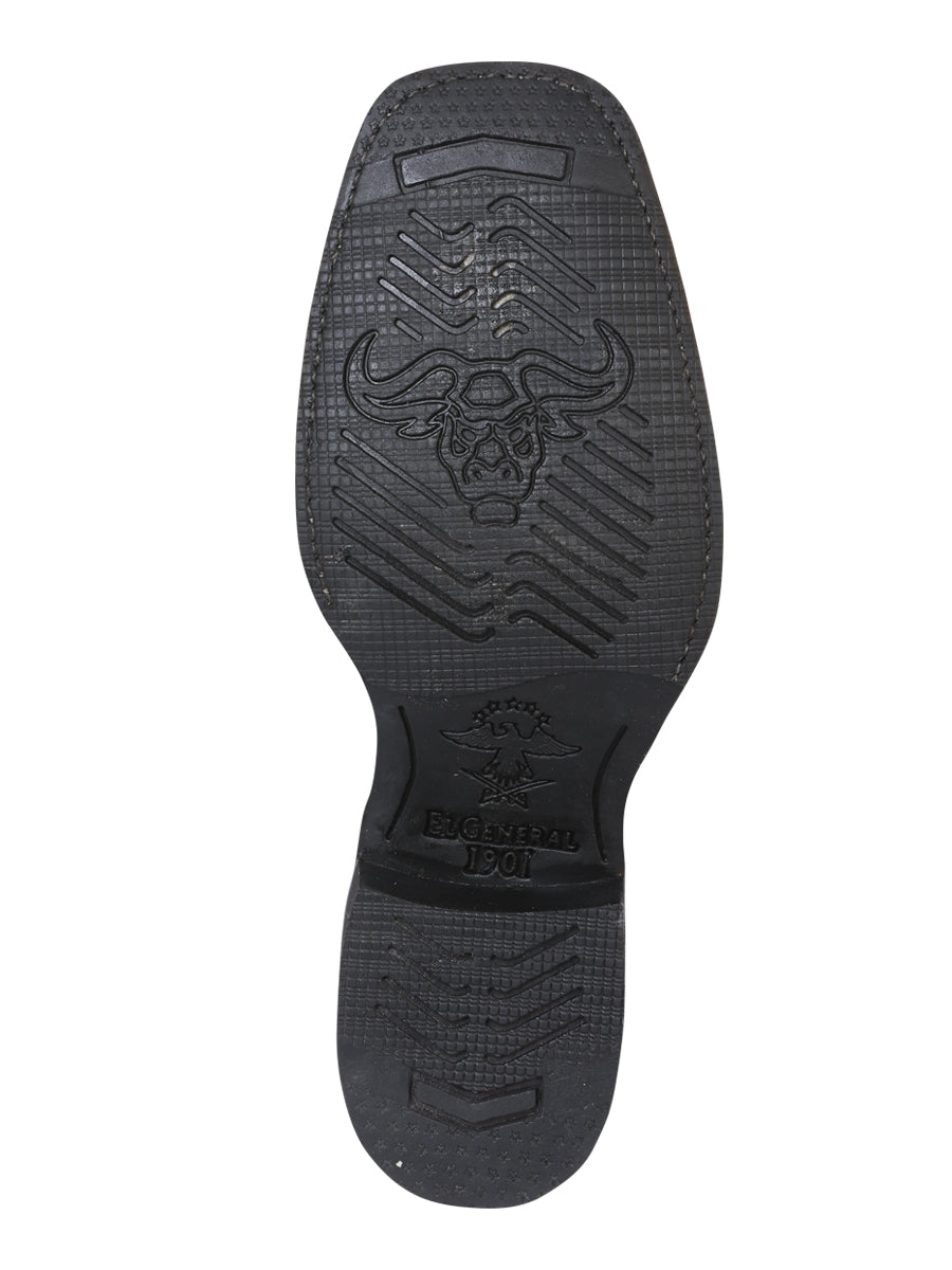 El General Rodeo Boot — Crazy Dark Brown