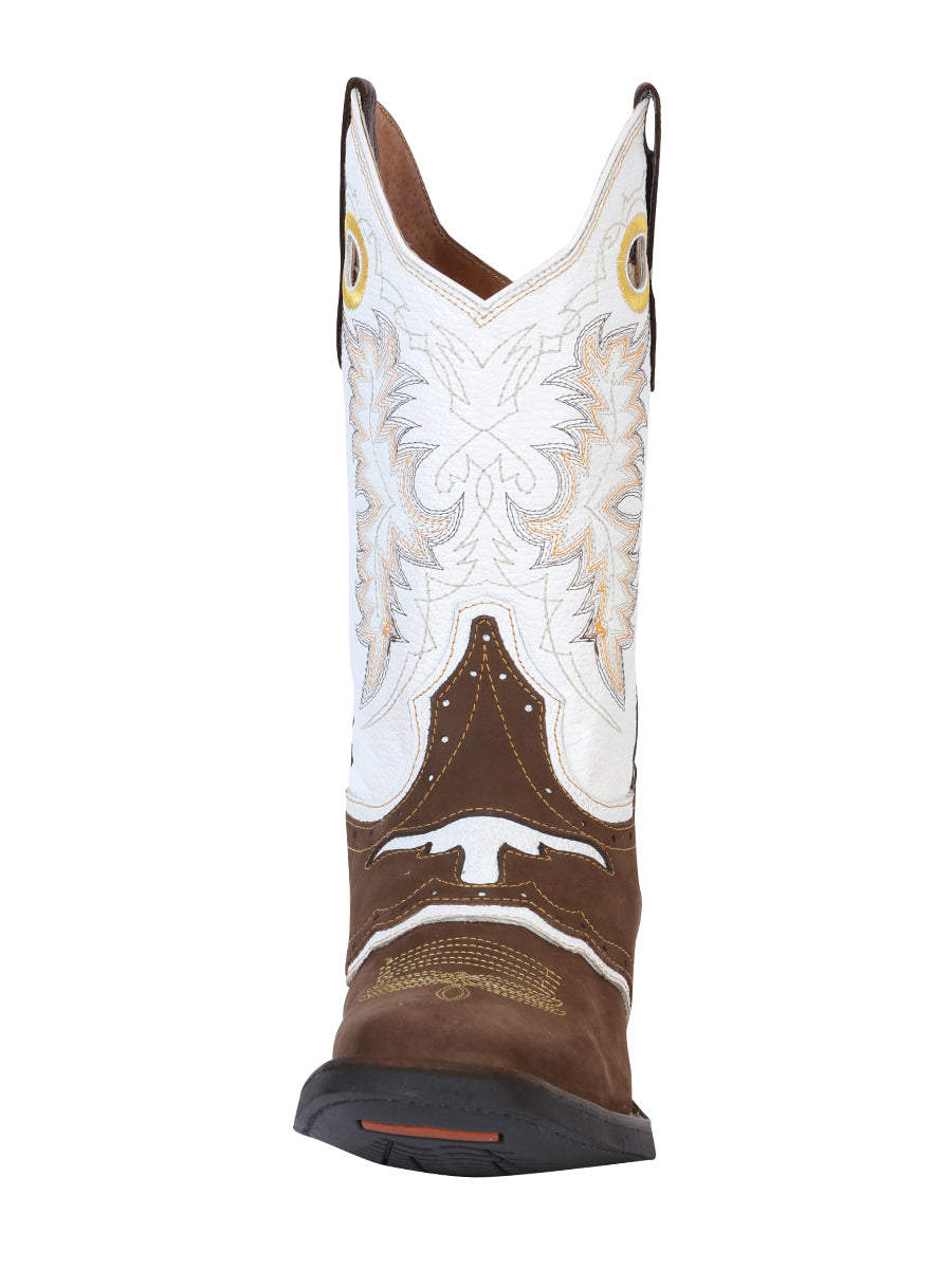 El General Rodeo Boot — Crazy Nubuck Dark Brown