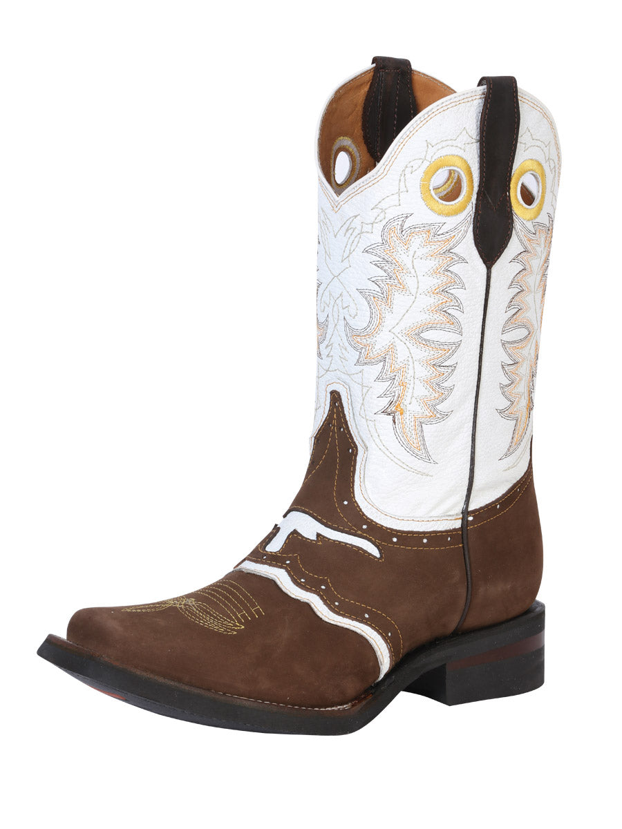 El General Rodeo Boot — Crazy Nubuck Dark Brown