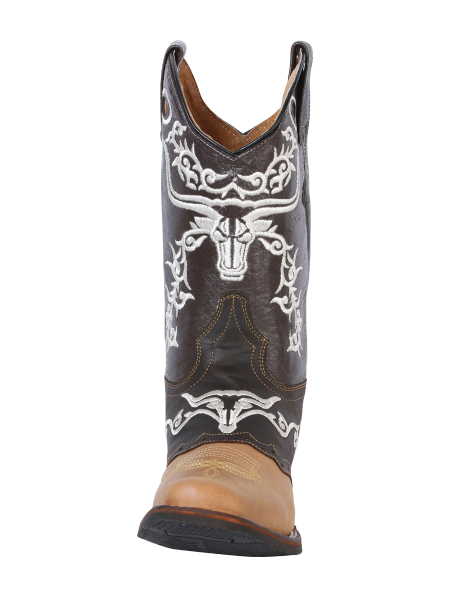 El General Rodeo Boot — Crazy Honey/Dark Brown