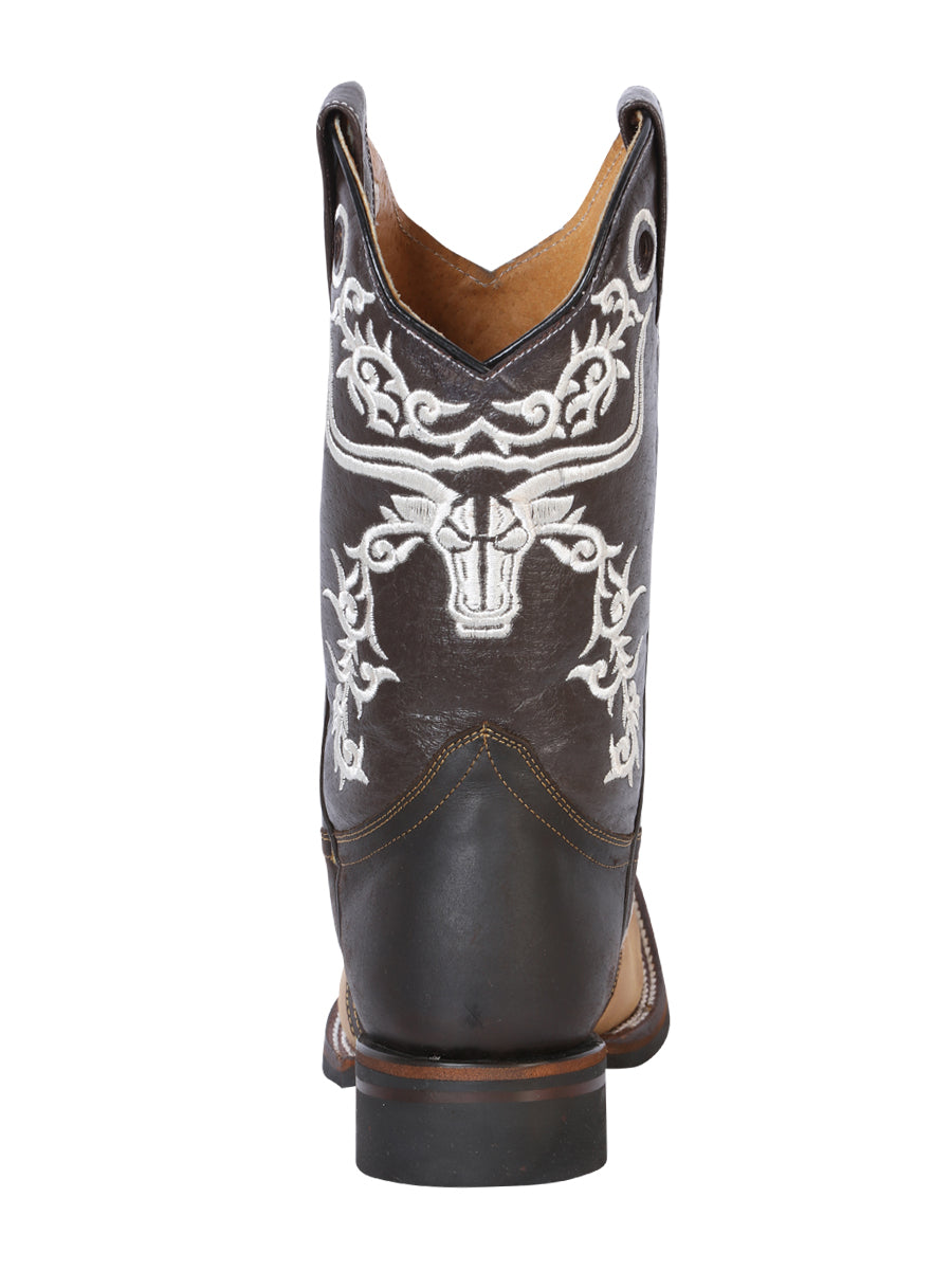 El General Rodeo Boot — Crazy Honey/Dark Brown