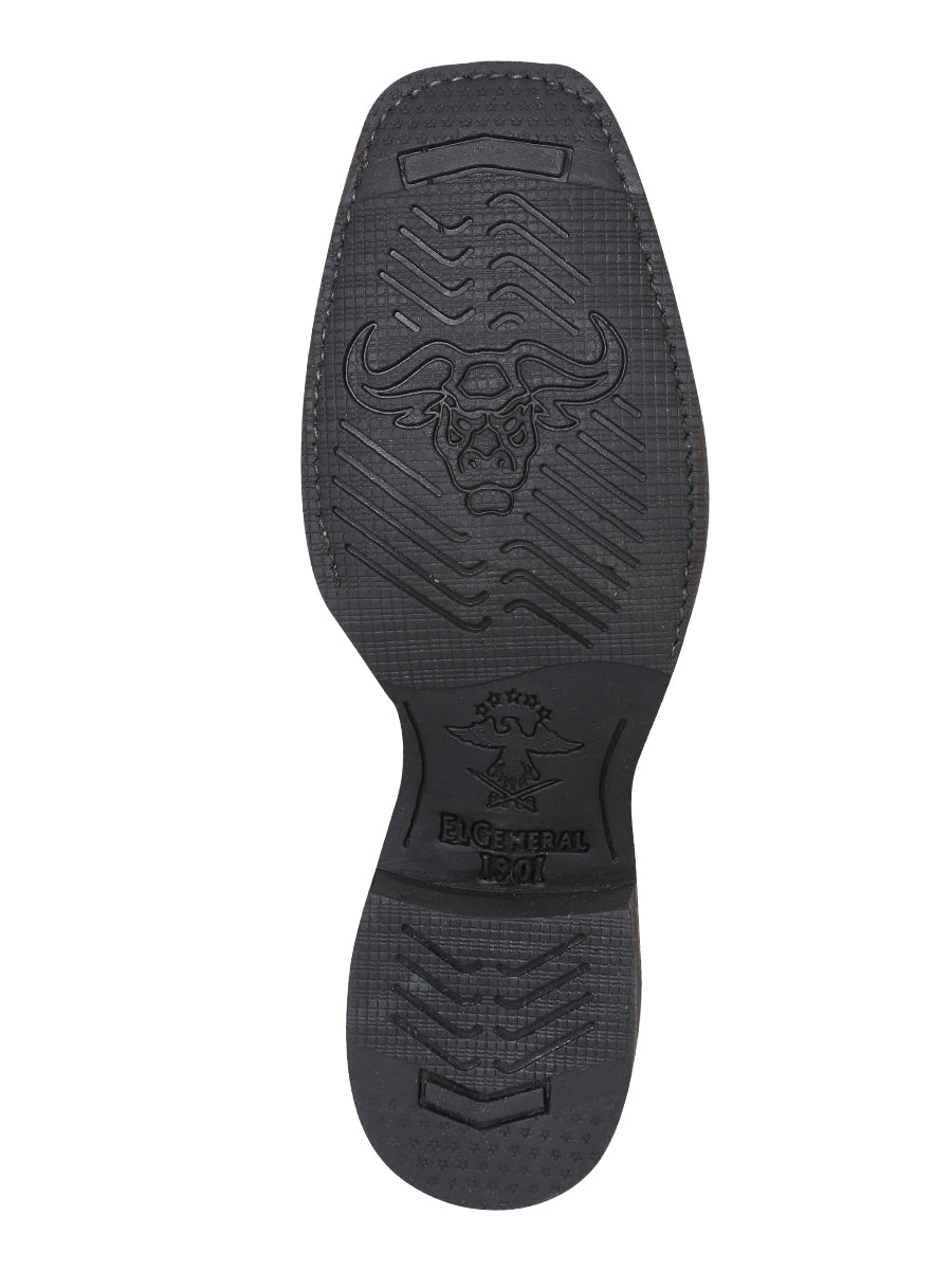 El General Rodeo Boot — Crazy Honey/Dark Brown