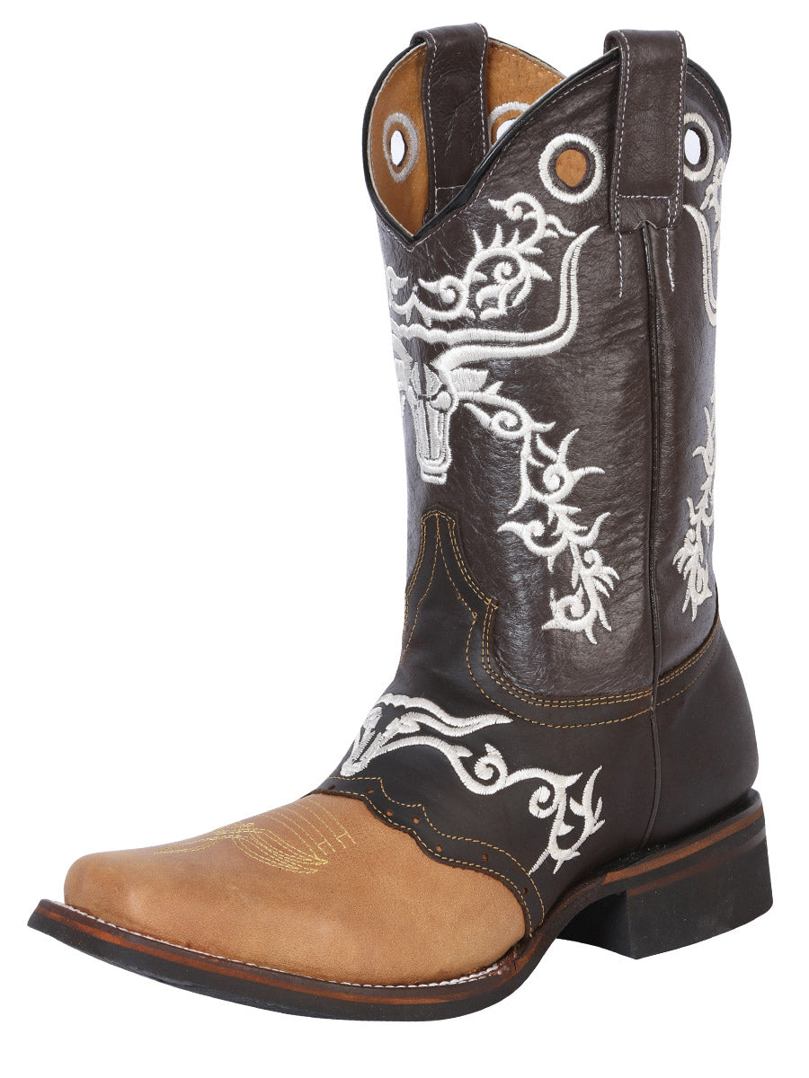 El General Rodeo Boot — Crazy Honey/Dark Brown