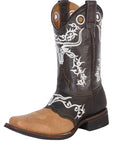 El General Rodeo Boot — Crazy Honey/Dark Brown