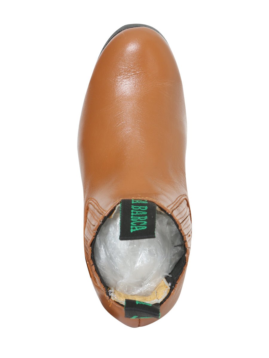 La Barca Leather Ankle Boot in Honey