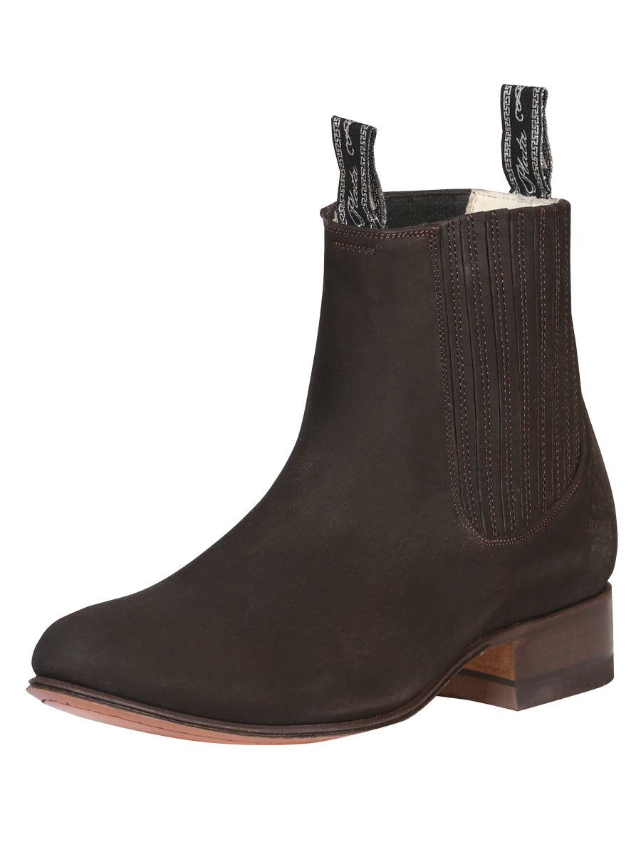 Canelo Charro Boot — Nubuck Brown