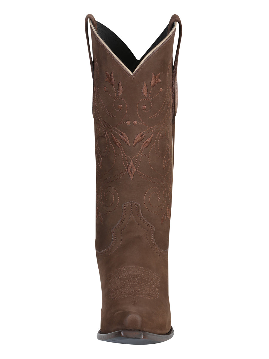 El General Limited Edition Western Boot — Nubuck Camel