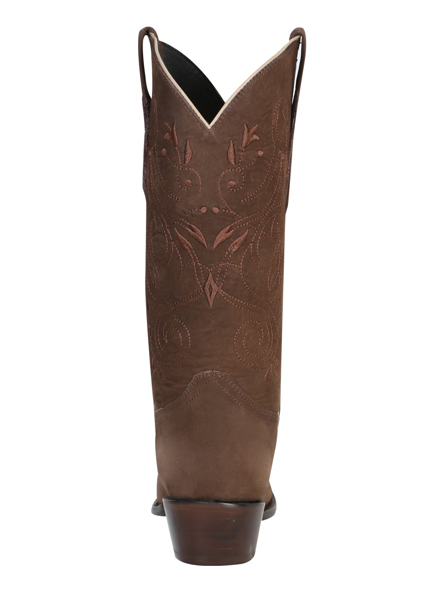 El General Limited Edition Western Boot — Nubuck Camel