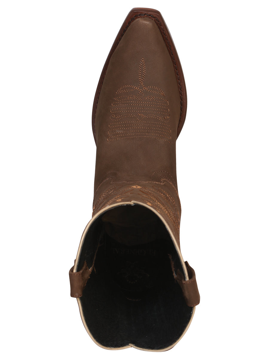 El General Limited Edition Western Boot — Nubuck Camel