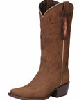 El General Limited Edition Western Boot — Nubuck Camel