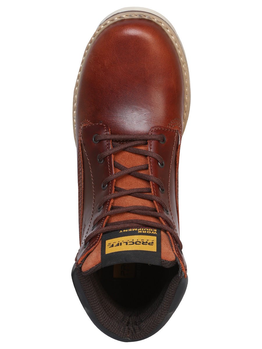 Procliff Protection Pull Up Work Boot in Wine
