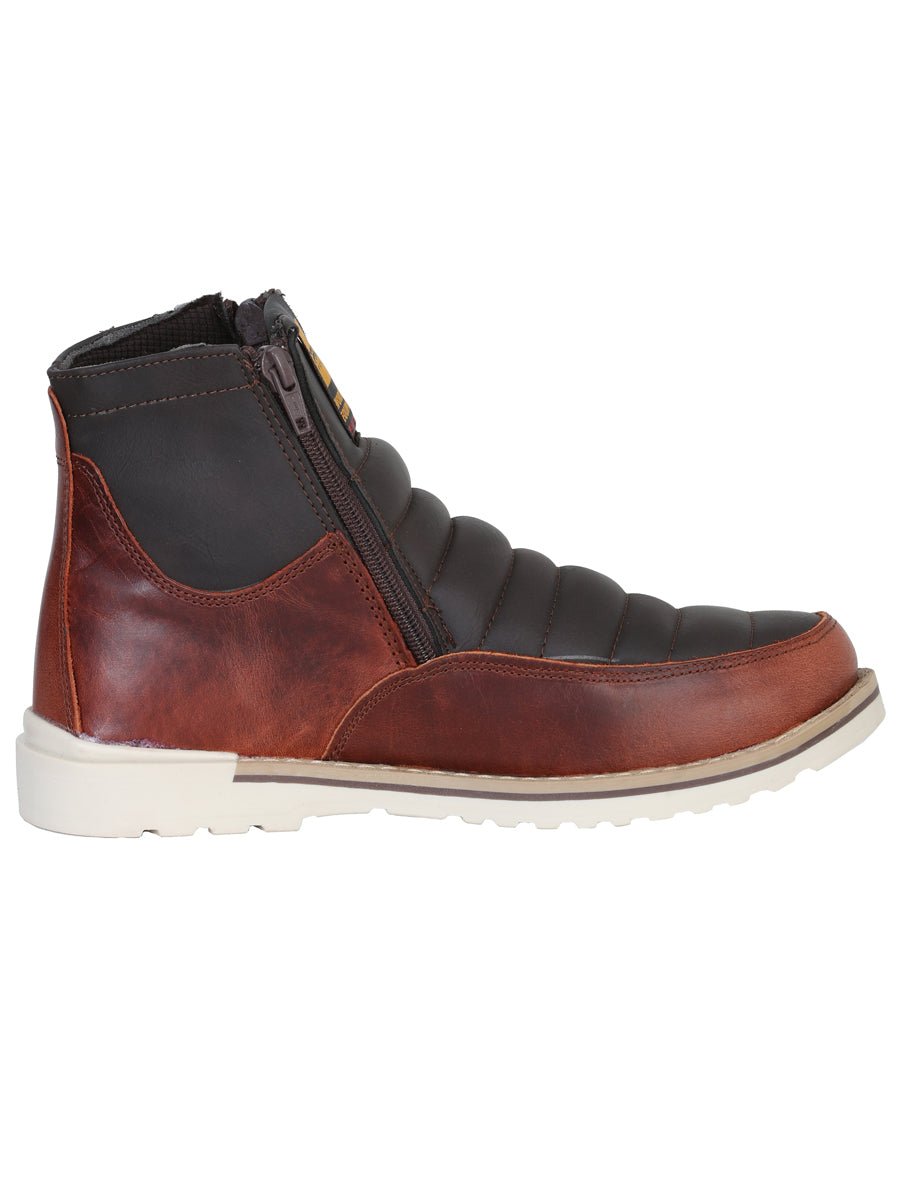 Procliff Pull Up Work Boot in Wine