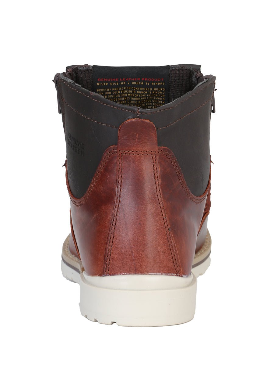 Procliff Pull Up Work Boot in Wine