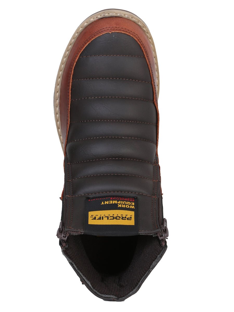 Procliff Pull Up Work Boot in Wine