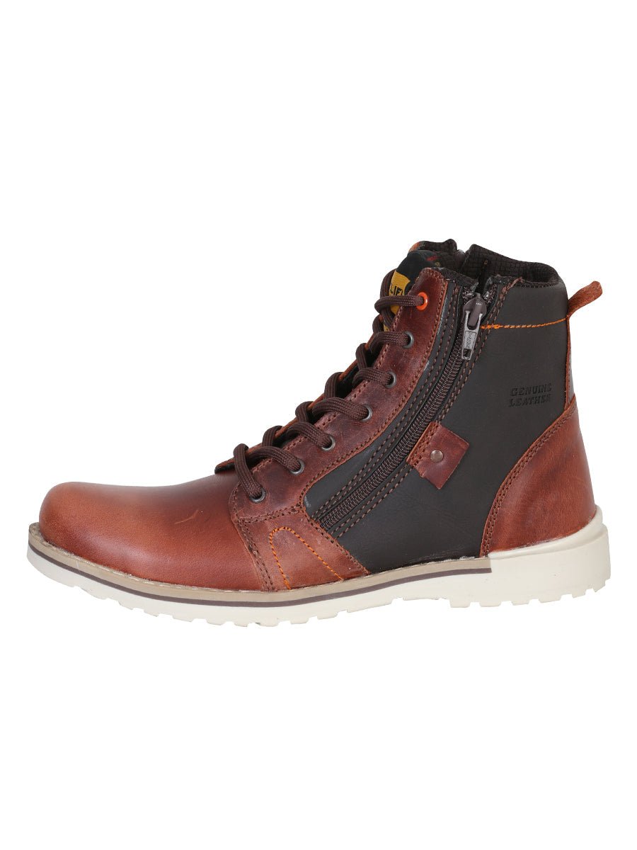 Procliff Protection Pull Up Work Boot in Wine