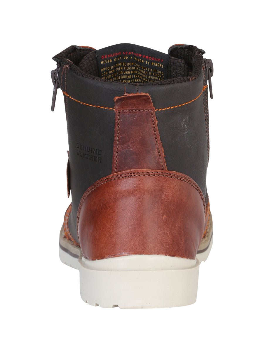 Procliff Protection Pull Up Work Boot in Wine