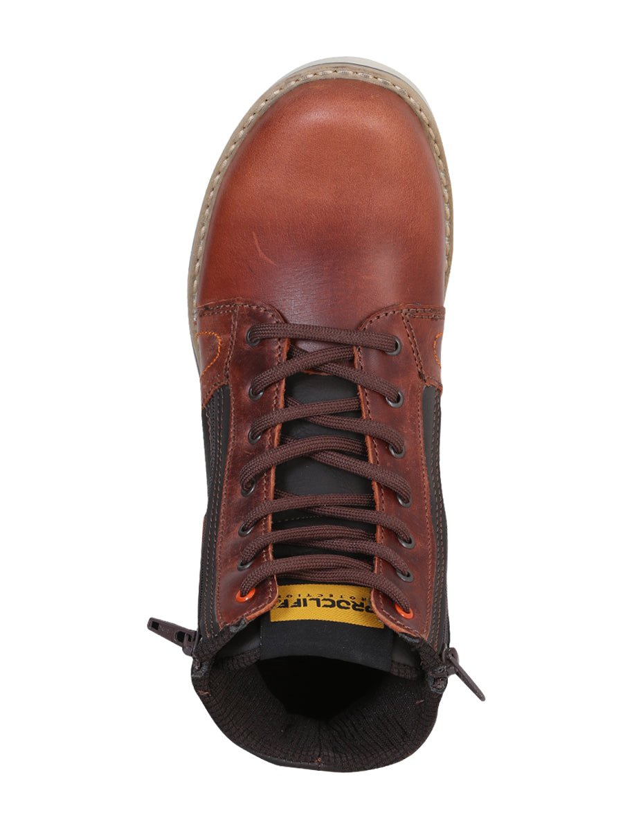 Procliff Protection Pull Up Work Boot in Wine