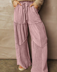 Murphy Leg Patchwork Drawstring Pants