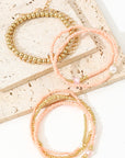 Nancy Simple Beaded Layer Bracelet