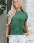 Birdie Textured Short Sleeve Sweater